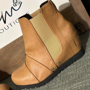Wedge Ankle Bootie